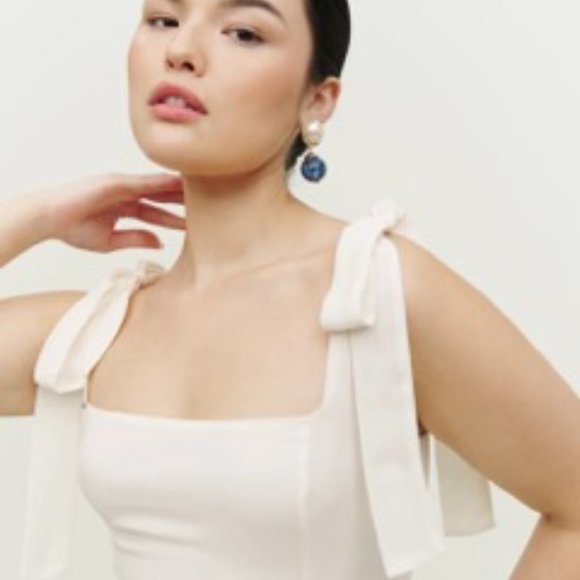 Reformation Wedding / Bridal Gown - Westerly Dress in Ivory - Picture 12 of 13